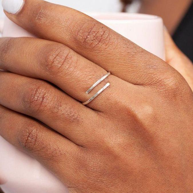 Handmade, Adjustable Rings in Sterling Silver and Brass – Forai