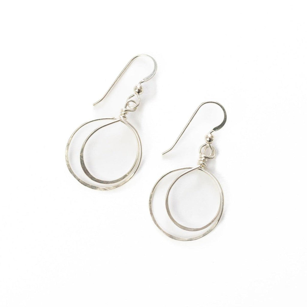 Zomi Circles of Unity Earrings in Silver - Forai