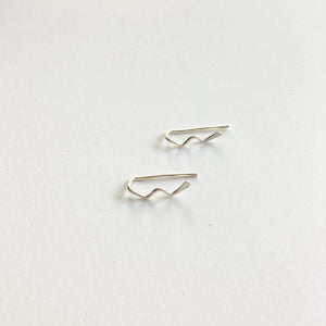Zun Zuun Threader Earrings in Silver - Forai
