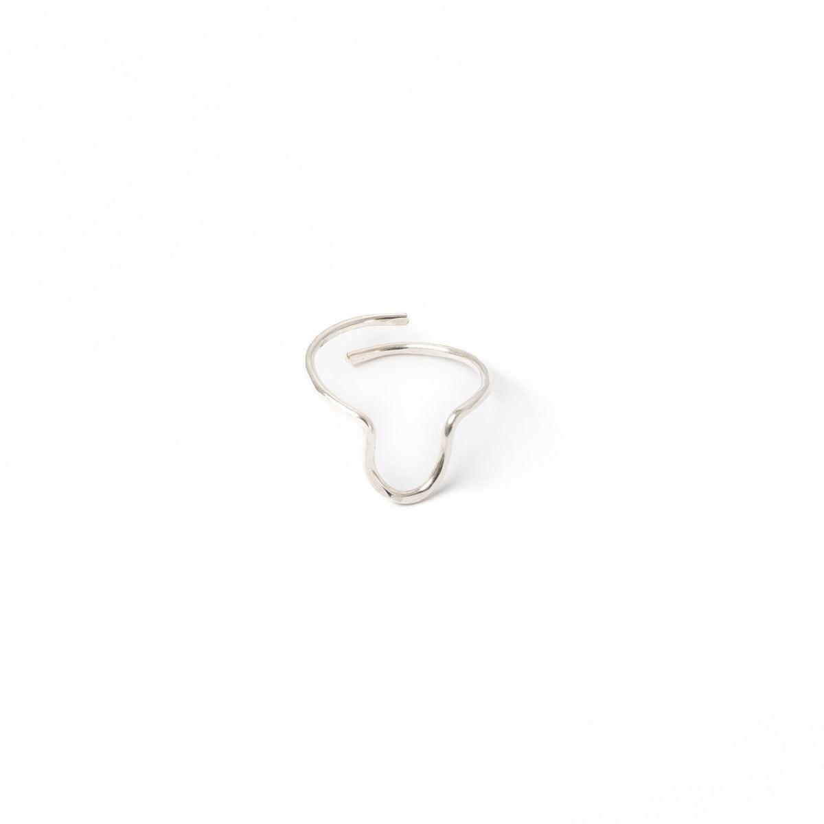 Lara Hammered Ring in Sterling Silver - Forai