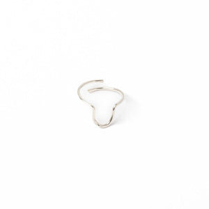 Lara Hammered Ring in Sterling Silver - Forai